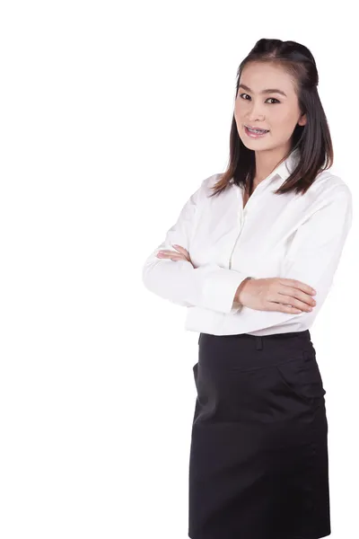 Vackra asiatiska affärskvinna — Stockfoto