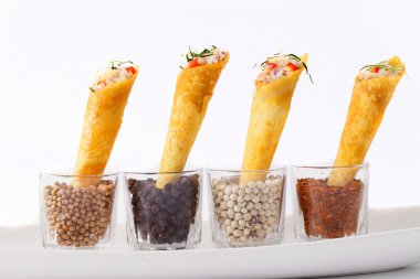 Balık içinde sarılmış