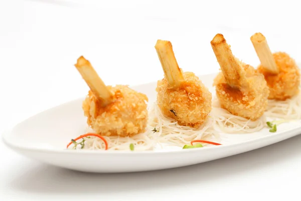 Fried prawn balls — Stock Photo, Image