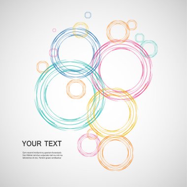 renkli. Daire tasarım eps10