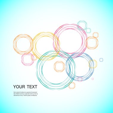 renkli. Daire tasarım eps10