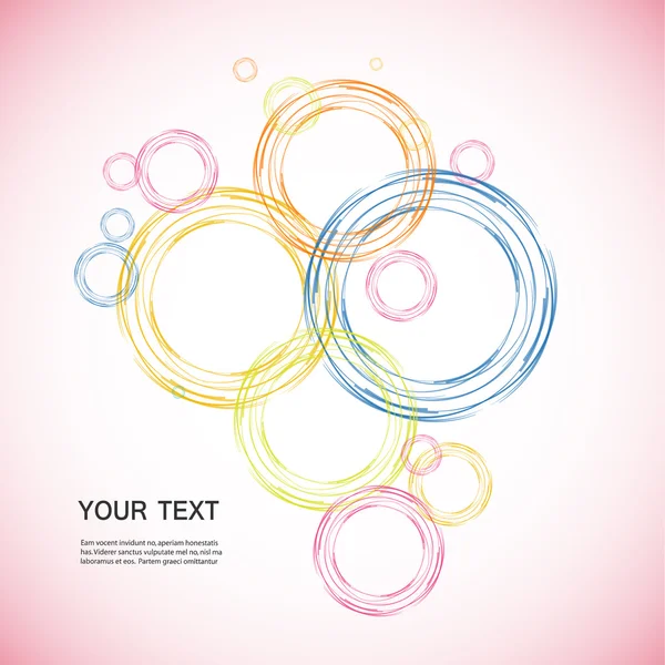 Color line. cirkel design eps10 — Stock vektor