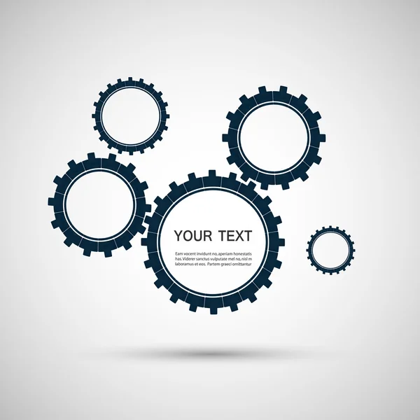 Vector gears — Stock Vector