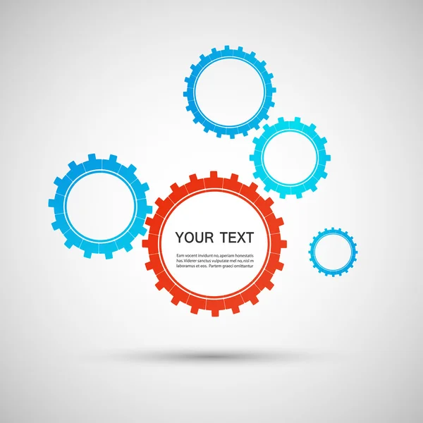 Vector gears — Stock Vector