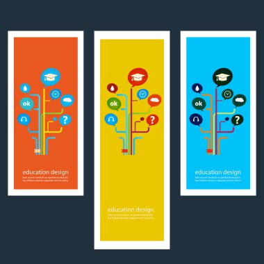 yaratıcı çıkartmaları ile simgeler kümesi