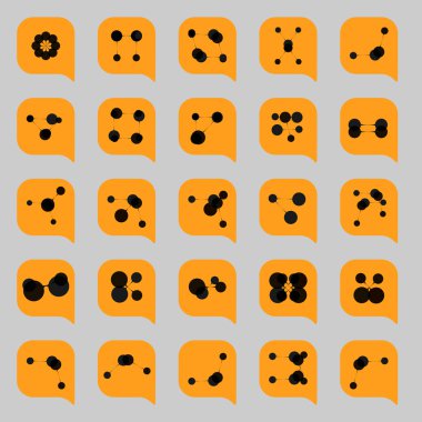 vektör dna ve Ağ Icon set