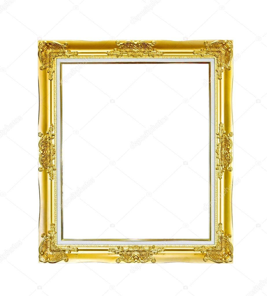 golden color image frame