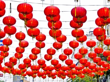 Yaowarat Tayland asılı fenerler