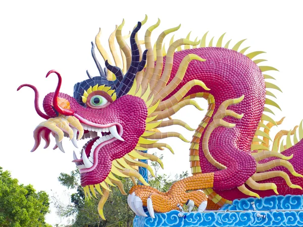 Statue dragon colorée — Photo