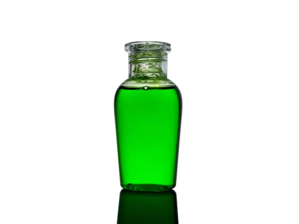 Botella de gel de ducha de aceite de champú — Foto de Stock