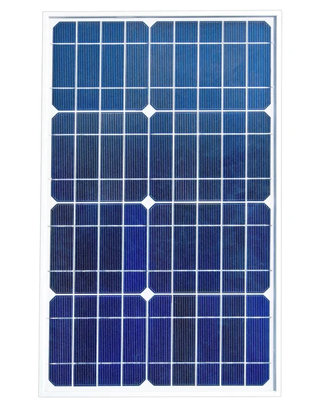 Solarzelle isoliert auf weißem Hintergrund — Stockfoto