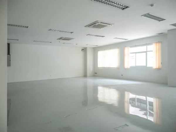white blank studio room for interior design in contemporary buildin