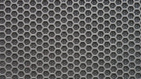 Preto Padrão Malha Hexagonal Com Fios Aço Textura Fundo — Fotografia de Stock