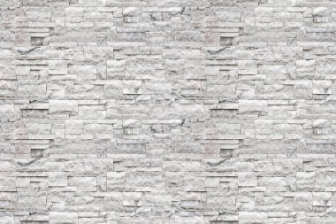 Beyaz mermer desenli tuğla duvar, pürüzsüz desen sınırsız olarak tekrarlanabilir.