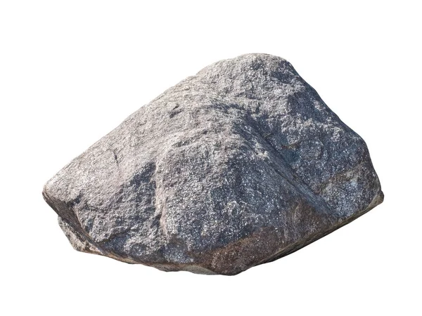 真正的大石头花岗岩 在白色背斜上隔离 — 图库照片