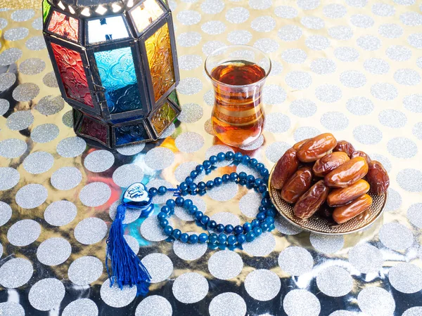 Nourriture Ramadan Cuisine Traditionnelle Musulmane Pour Nuit Kareem Ramadan Avec — Photo