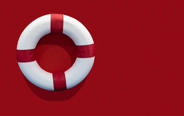 Life Preserver Safety Ring Lifesaver Isolated Protect Support Insurance Security — Stock Photo, Image