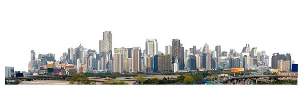 Wiele Budynków Centrum Miasta Widok Panoramy Wielu Obrazów Połączonych Sobą — Zdjęcie stockowe