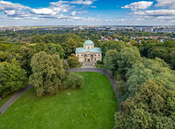 波兰华沙 城市的空中景观 — 图库照片