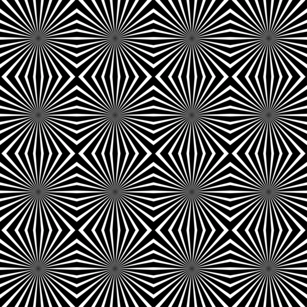 黒と白の抽象的な背景図サンビーム — ストックベクタ
