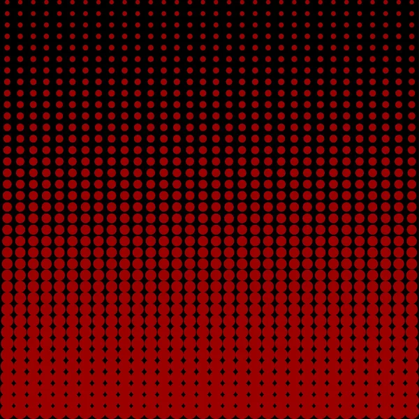 Círculos preto e vermelho fundo abstrato — Vetor de Stock