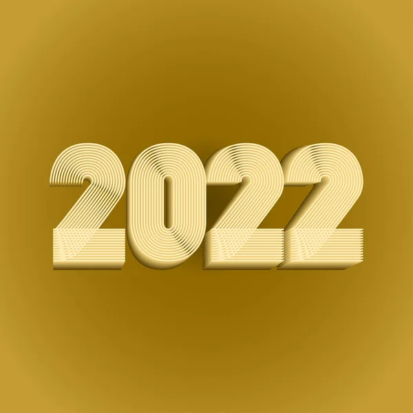 2022 Bonne Année Résumé Géométrique Fond Conception Couverture Numéros Dimensions — Image vectorielle