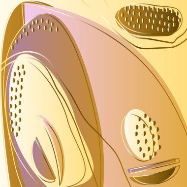 Altın pembe soyut arka plan. Modern trend parlak tatil şablonu. Grafik tasarım afişi, poster, tebrik kartı, davetiye, kutlama, dergi, etiket, moda, şablon. Vektör illüstrasyonu