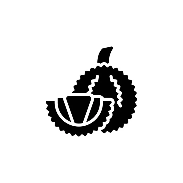 Durisches Vektor Symbol Frucht Symbol Soliden Stil Perfekte Verwendung Für — Stockvektor