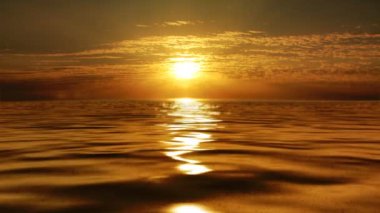 günbatımı denize - loop