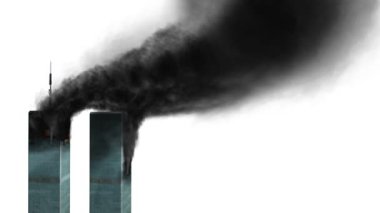 yanan wtc binalar döngü alfa kanalı