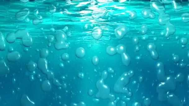 Paraíso bajo el agua - bucle — Vídeos de Stock