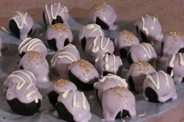 Frosted Cookie Balls Close-up — Stock Photo, Image