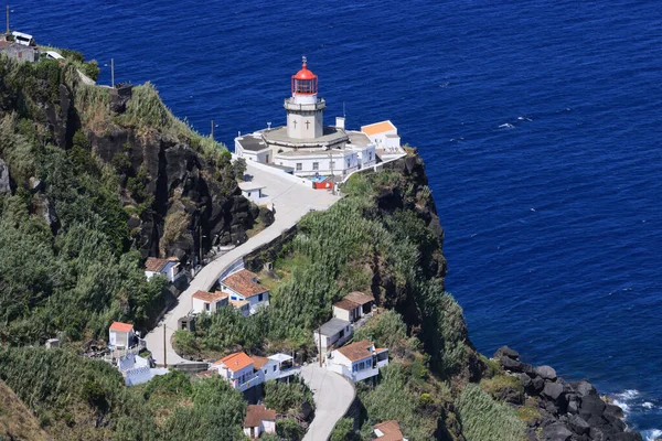 Farol do Arnel, Ilha de São Miguel, Açores — Fotografia de Stock