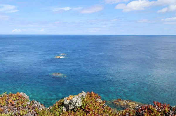 Wybrzeże Atlantyku na wyspie Graciosa, Azory — Zdjęcie stockowe