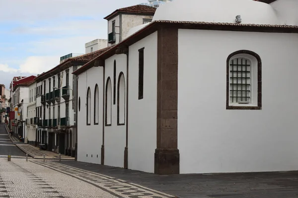 Antike Paläste von Ponta Delgada, Insel Sao Miguel, Azoren — Stockfoto