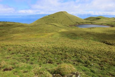 Pico, Azores adasındaki pek çok gölden biri.