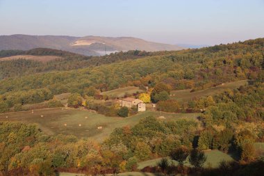 Casentino, Toskana 'nın sonbahar manzaraları