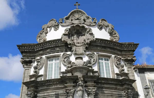 Az Espirito Santo temploma Ribeira Grande-ban, Sao Miguel szigetén, Azori-szigeteken — Stock Fotó