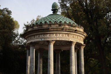 Villa Borghese, Roma, İtalya 'daki Küçük Diana Tapınağı