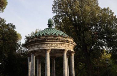 Villa Borghese, Roma, İtalya 'daki Küçük Diana Tapınağı