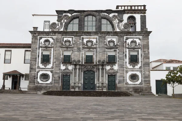 Church of the Jesuit College in Ponta Delgada, Sao Miguel island, Azores — Stock Photo, Image