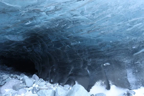 Grotte de glace dans le sud de l'Islande — Photo