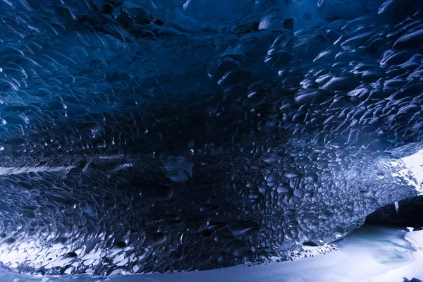 Ledová jeskyně na jižním Islandu — Stock fotografie