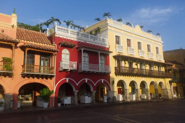Cartagena, Kolombiya 'daki Plaza de Los Coches