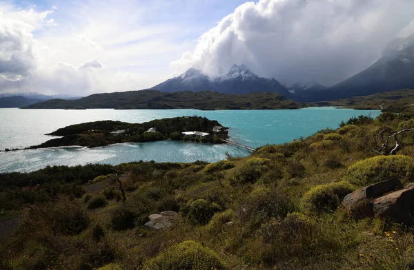 Lago Pehoe en el Parque Torres del Paine, Chile —  Fotos de Stock