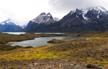 Manzara Torres del Paine Millî Parkı, Şili