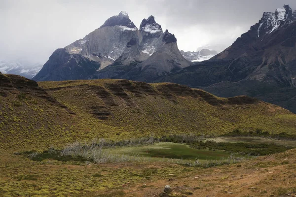 토레스 델 페인 국립 공원 칠레의 풍경 — 스톡 사진