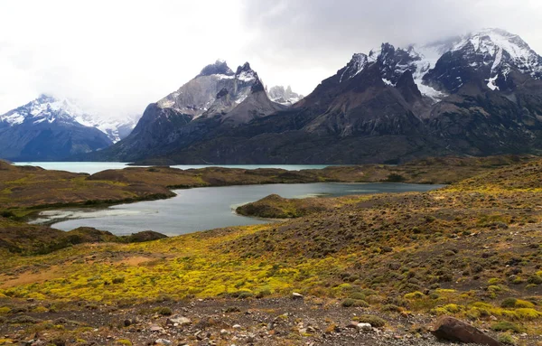 Landscape of Torres del Paine National Park, Chile Stock Image