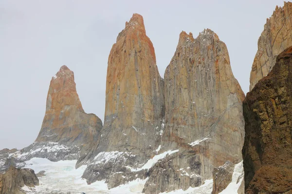 Las Torres, Parque Nacional Torres del Paine, Chile — Foto de Stock