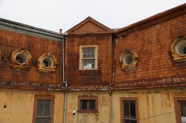 Valparaiso, Şili 'deki karakteristik evler